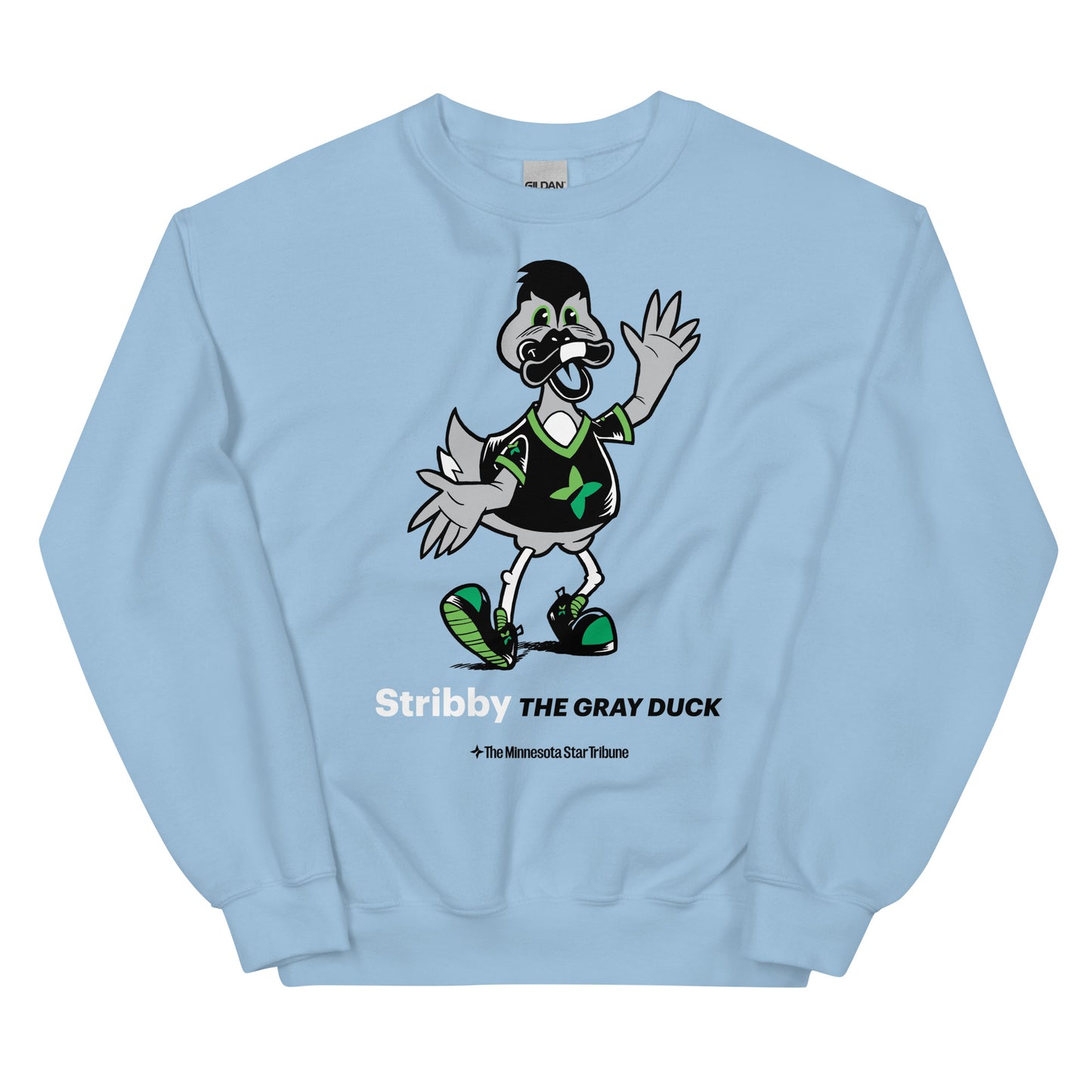 Stribby the Gray Duck Sweatshirt