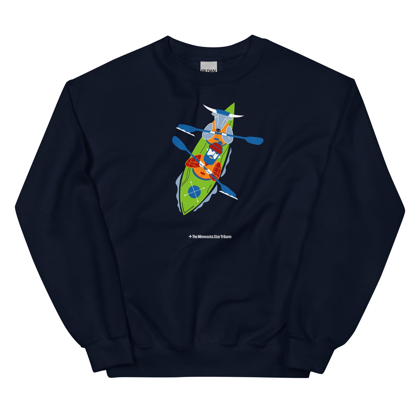 Paul and Babe Kayak Sweatshirt (Navy)