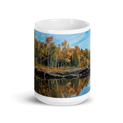 Reflections at Split Rock Lighthouse Mug