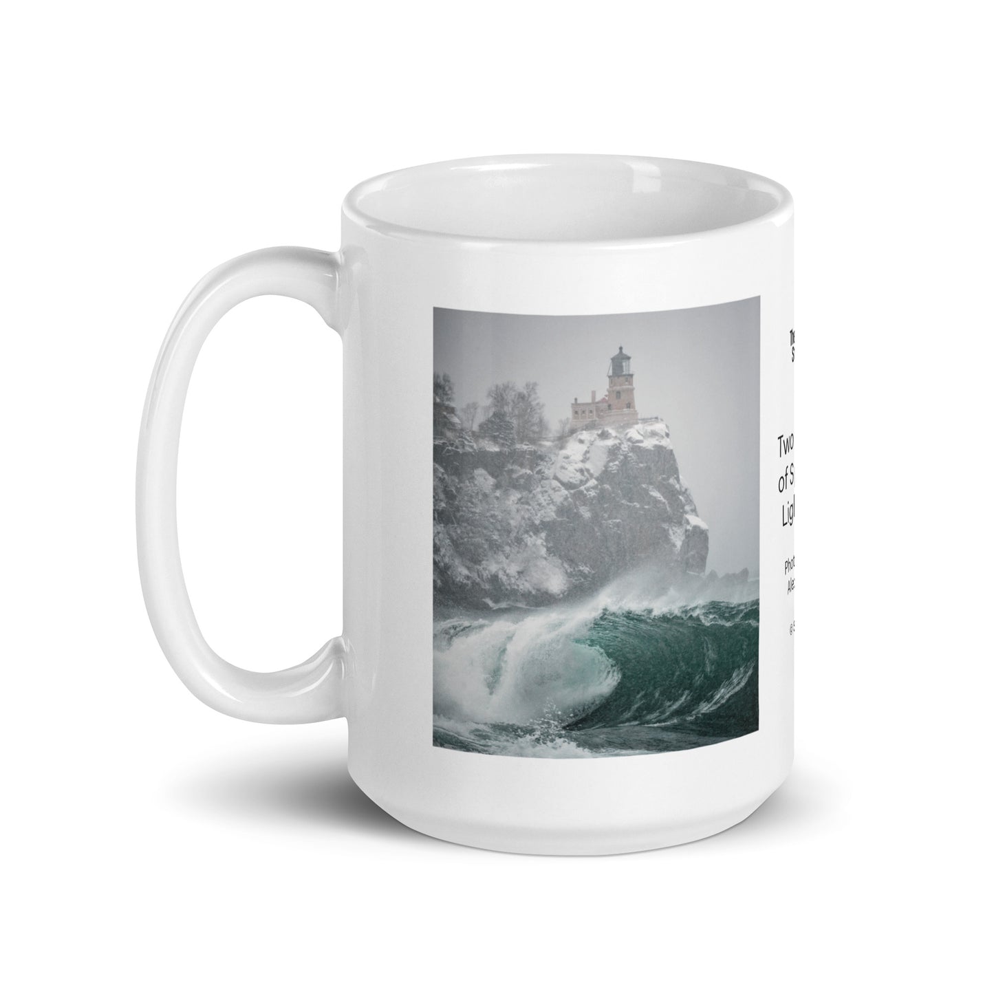 Split Rock Lighthouse in Two Seasons Mug